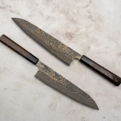 Takeshi Saji Rainbow Nickel VG10 Bunka 16 cm