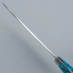 Takeshi Saji R2 Damast Turquiose Petty 13 cm