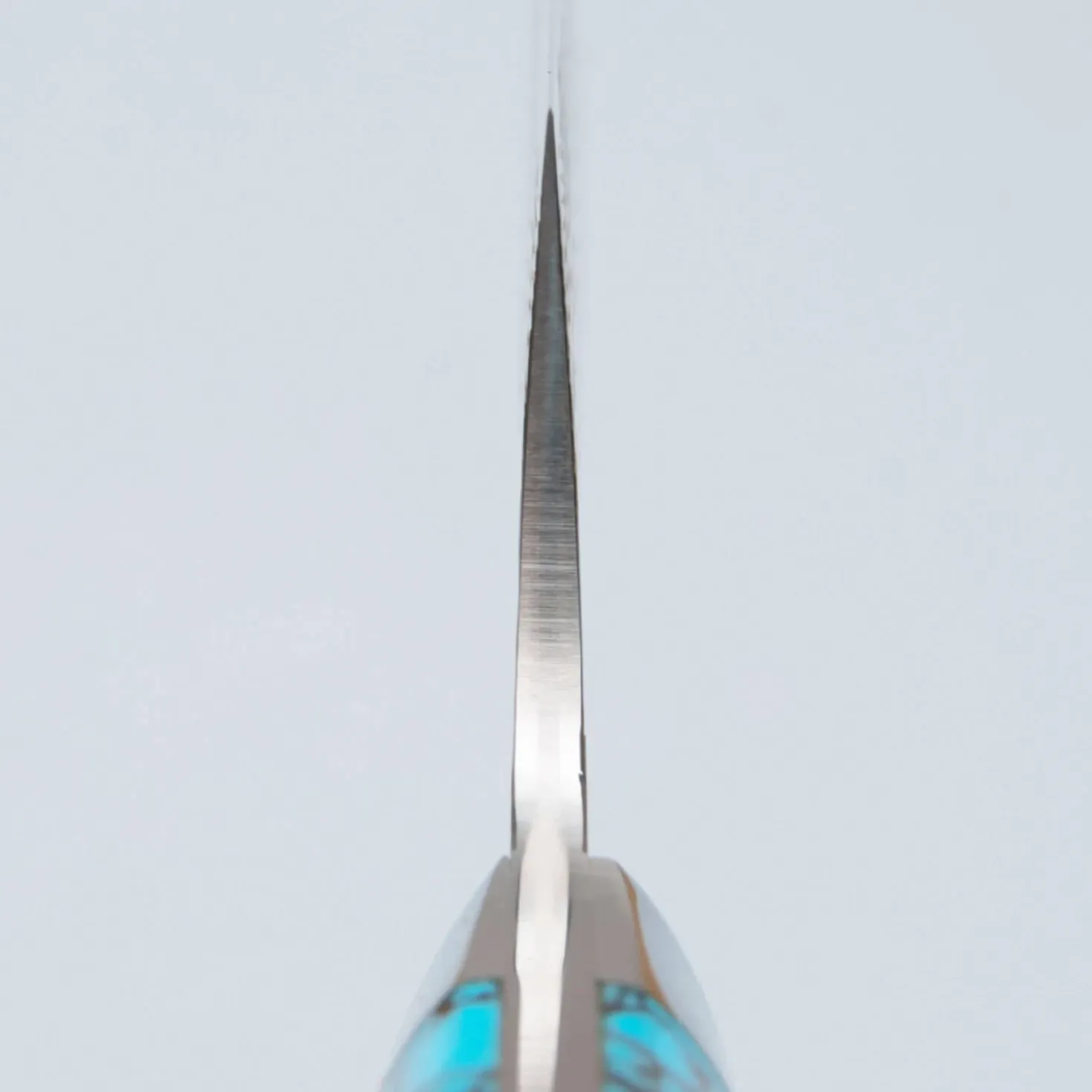Takeshi Saji R2 Damast Turquiose Gyuto 21 cm