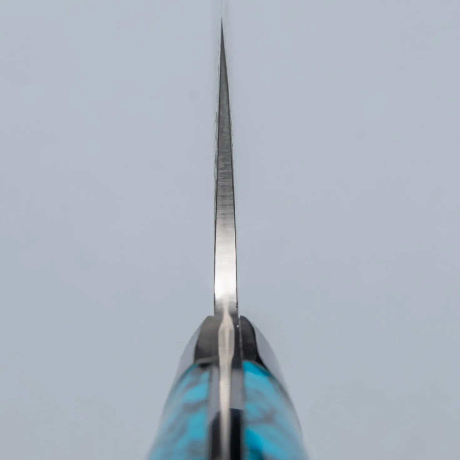 Takeshi Saji R2 Damast Turquiose Gyuto 24 cm