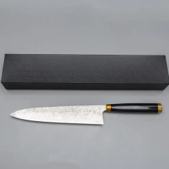 Takeshi Saji R2 Fujin Raiijin Makie Tsuchime Gyuto 24 cm