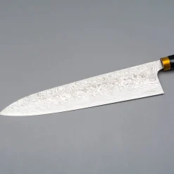 Takeshi Saji R2 Fujin Raiijin Makie Tsuchime Gyuto 24 cm