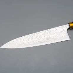 Takeshi Saji R2 Fujin Raiijin Makie Tsuchime Gyuto 21 cm
