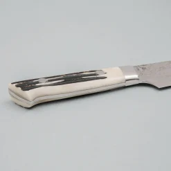 Takeshi Saji SG2 Diamond Damast Staghorn Petty 15 cm
