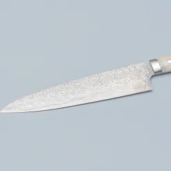 Takeshi Saji SG2 Diamond Damast Staghorn Gyuto 24 cm