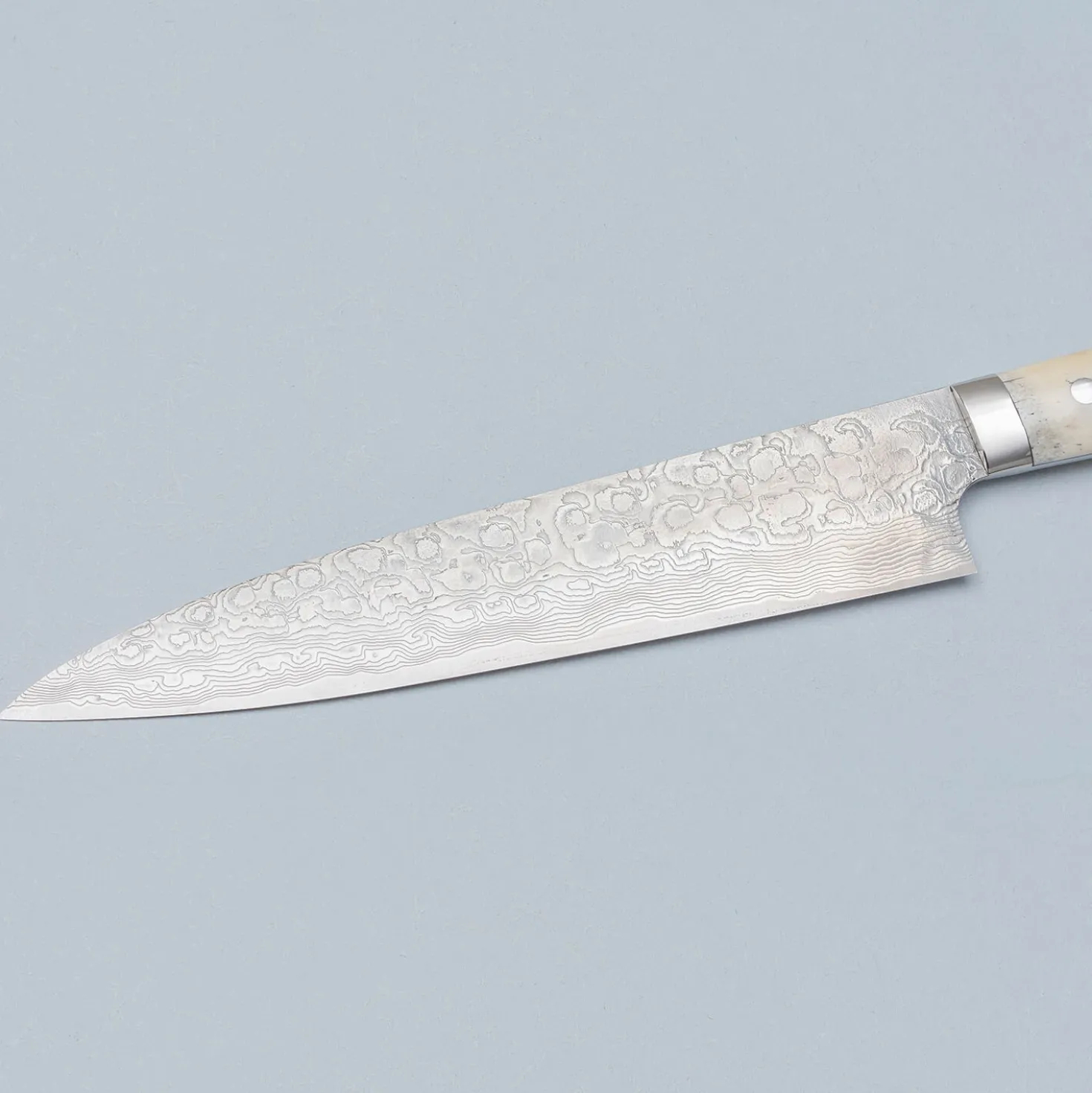 Takeshi Saji SG2 Diamond Damast Staghorn Gyuto 24 cm