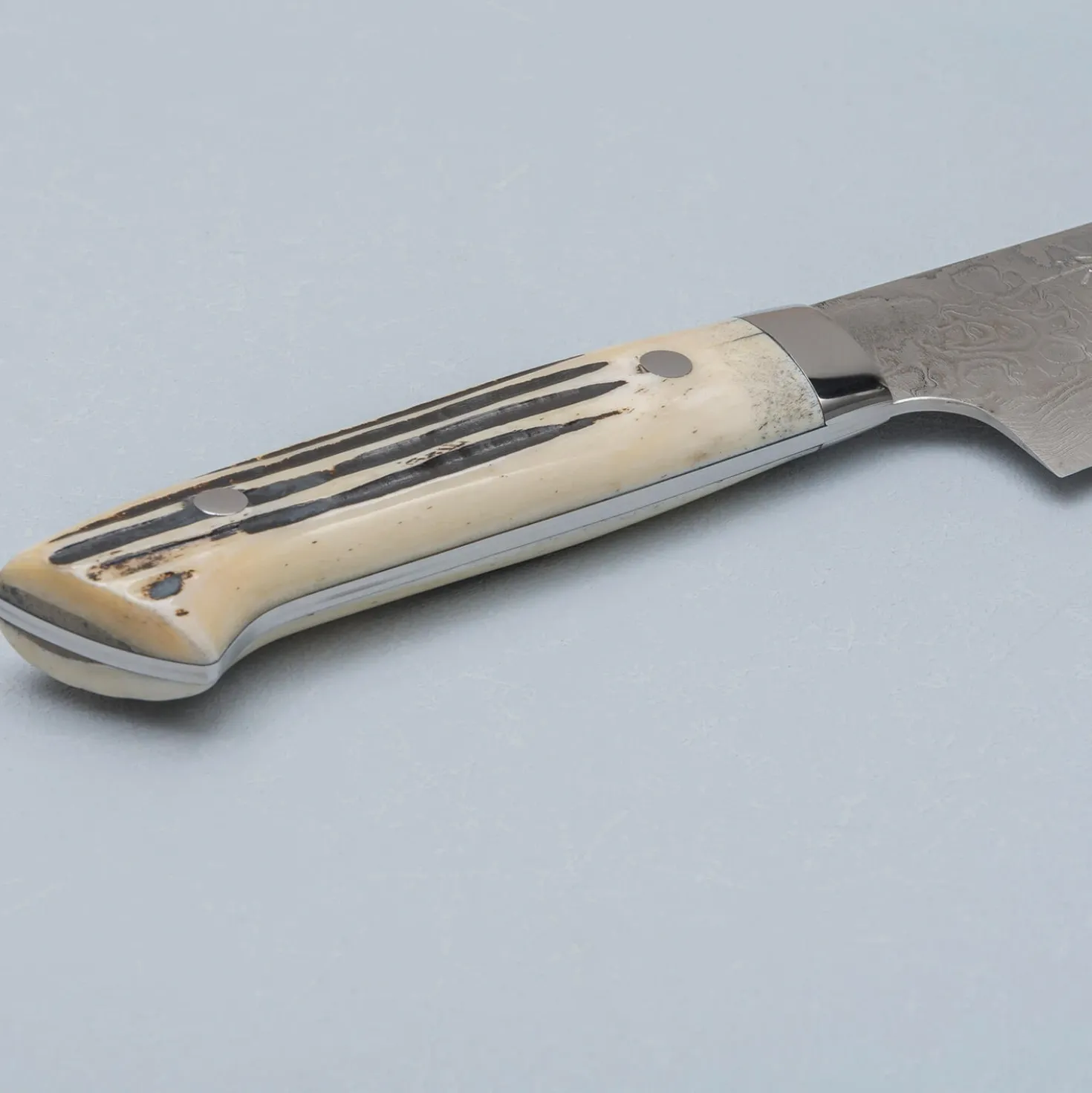 Takeshi Saji SG2 Diamond Damast Staghorn Gyuto 24 cm