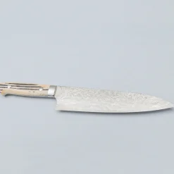 Takeshi Saji SG2 Diamond Damast Staghorn Gyuto 21 cm