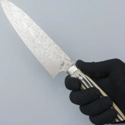 Takeshi Saji SG2 Diamond Damast Staghorn Gyuto 21 cm