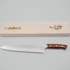 Takeshi Saji SG2 Diamond Damast Ironwood Gyuto 27 cm