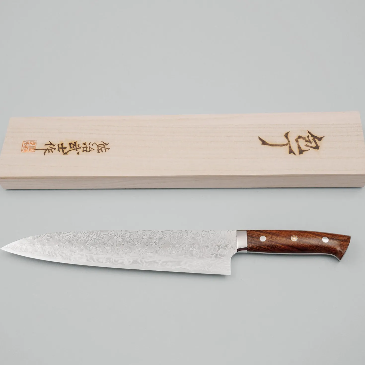 Takeshi Saji SG2 Diamond Damast Ironwood Gyuto 27 cm