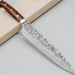 Takeshi Saji SG2 Diamond Damast Ironwood Gyuto 24 cm