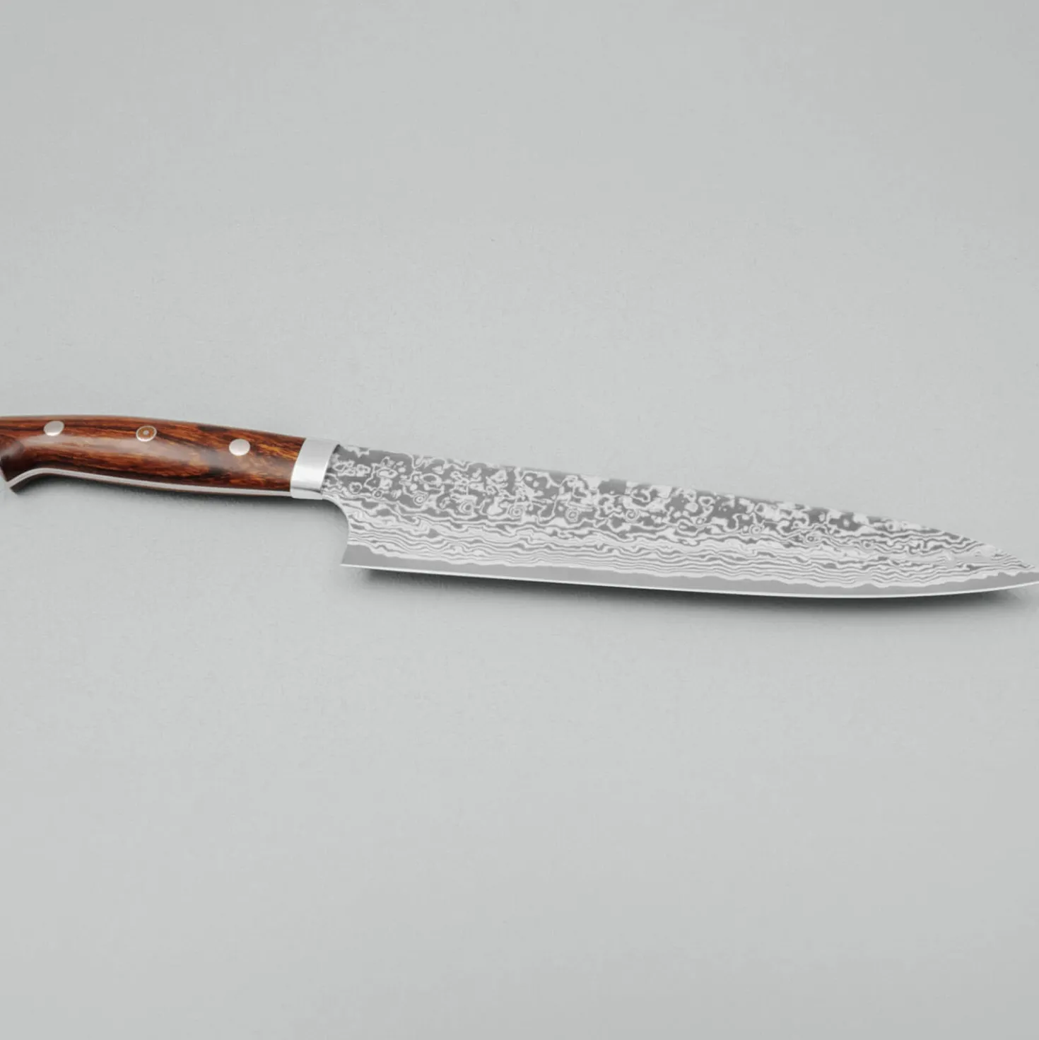 Takeshi Saji SG2 Diamond Damast Ironwood Gyuto 24 cm