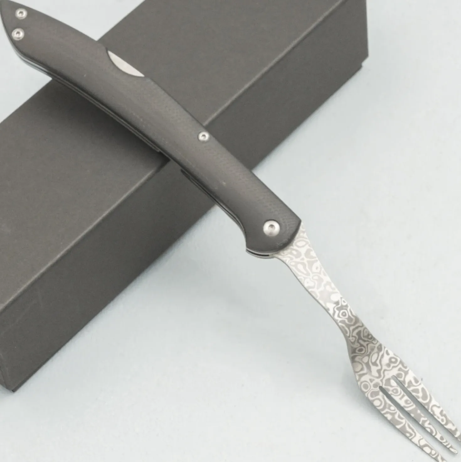 Takeshi Saji SG2 Nickel Damast Black Vork 10 cm
