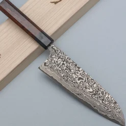 Takeshi Saji SG2 Nickel Damast Santoku 18 cm