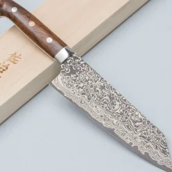 Takeshi Saji SG2 Nickel Damast Ironwood Bunka 17.5 cm