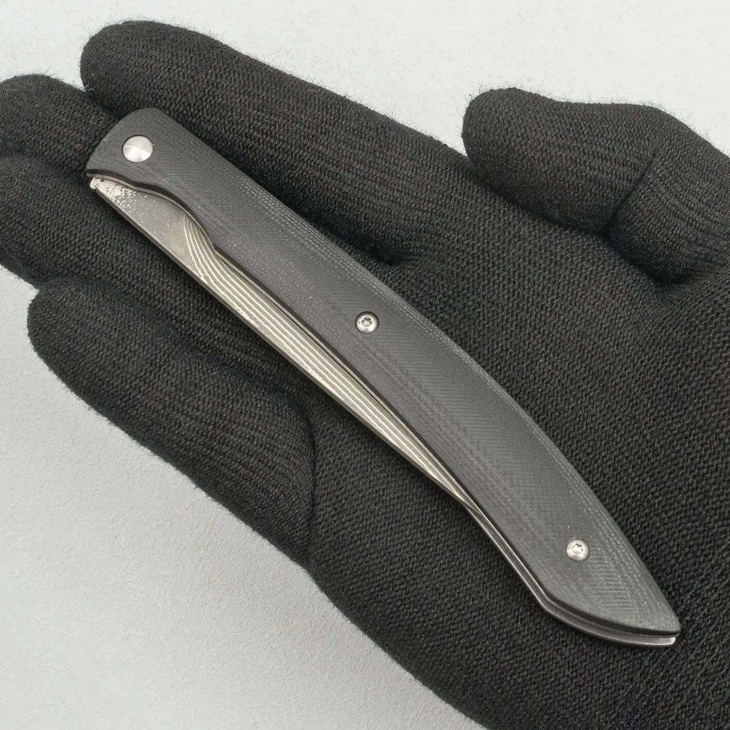 Takeshi Saji SG2 Nickel Damast Black Steak knife 10 cm