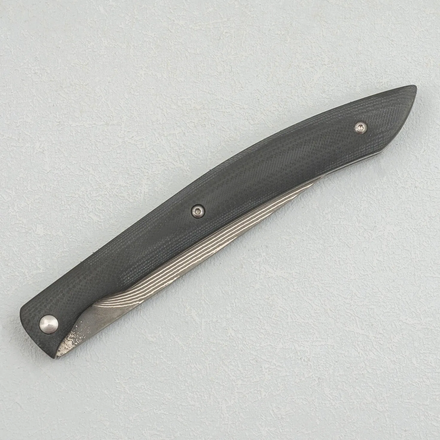 Takeshi Saji SG2 Nickel Damast Black Steak knife 10 cm