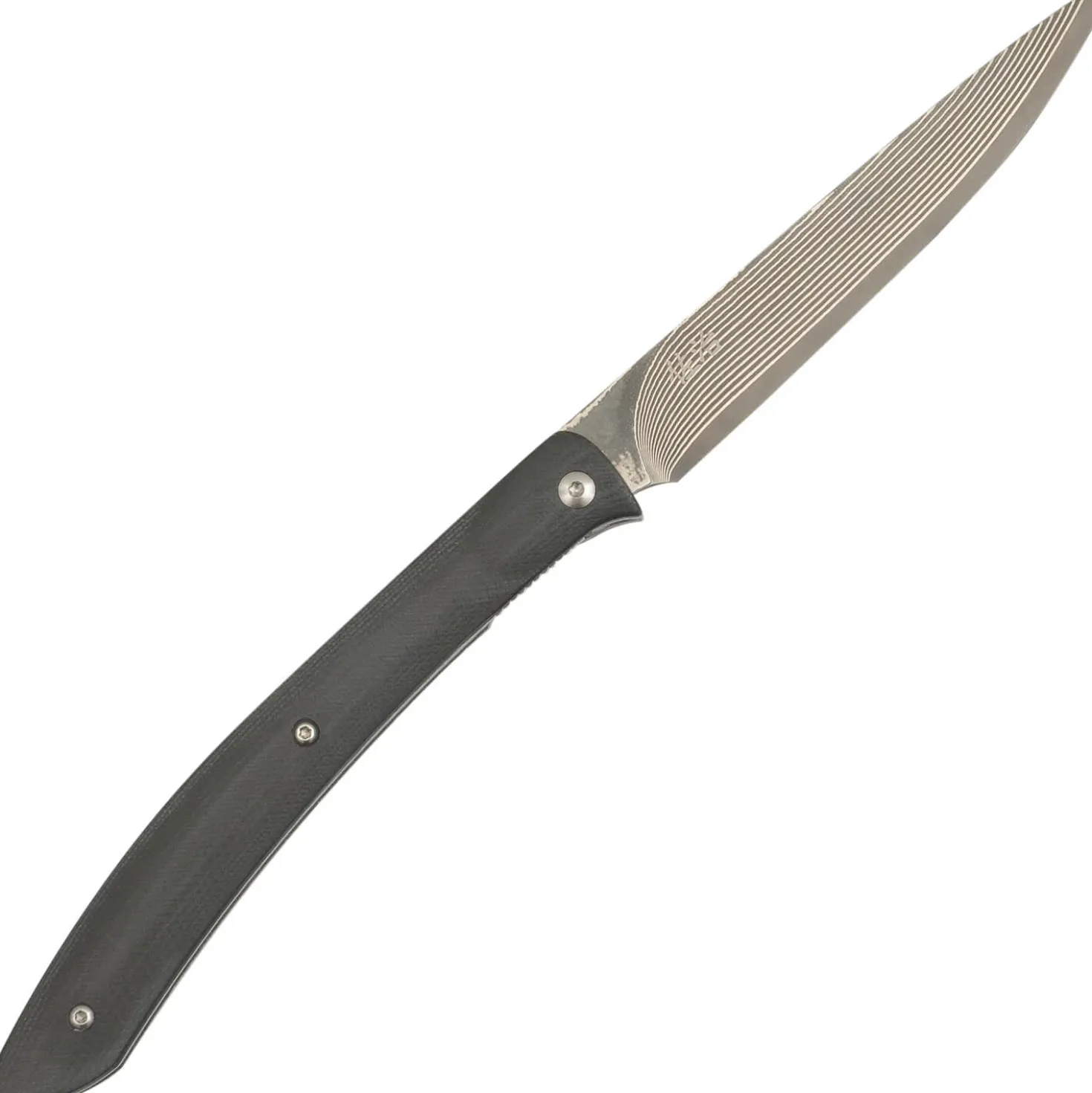 Takeshi Saji SG2 Nickel Damast Black Steak knife 10 cm