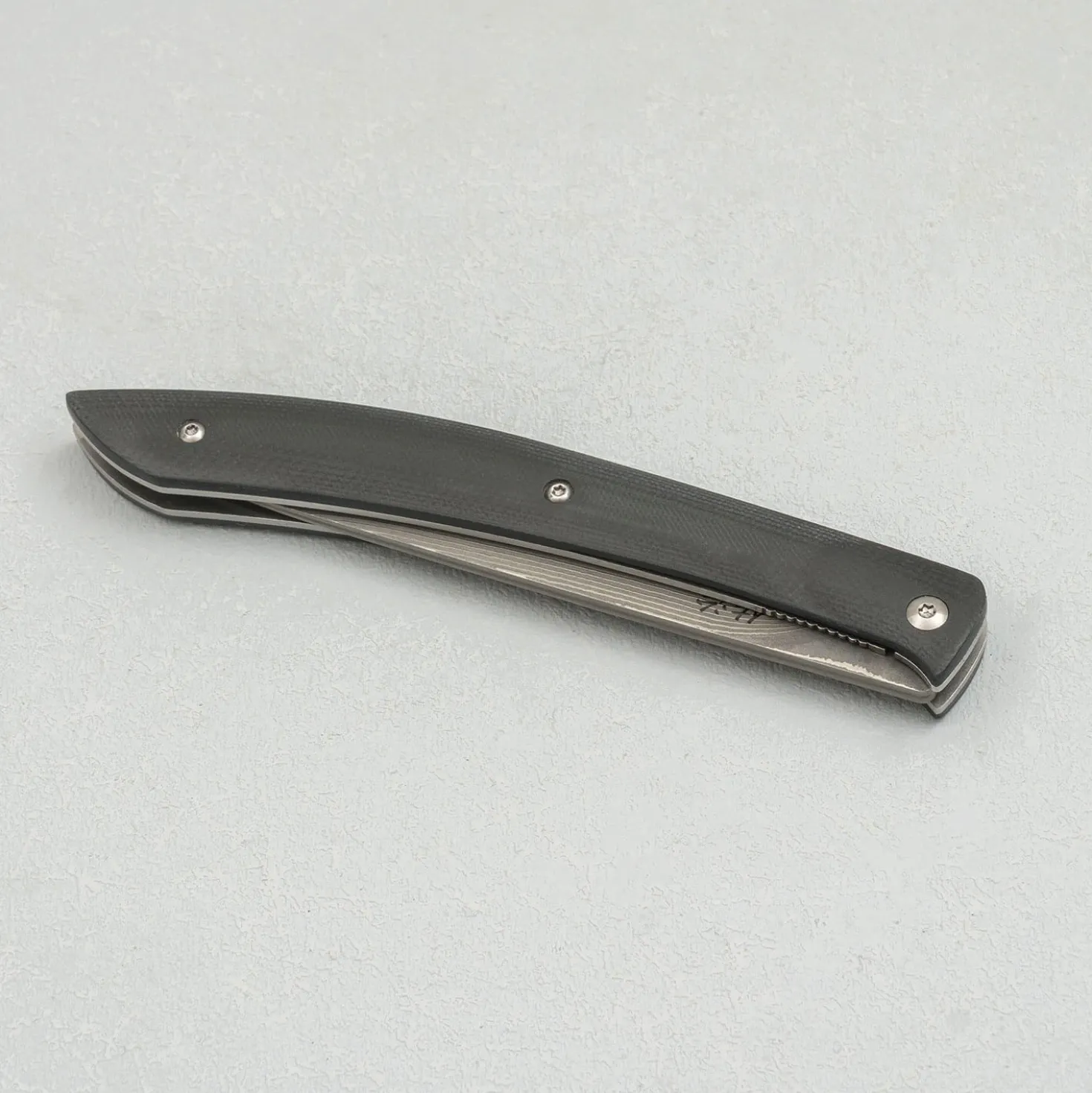 Takeshi Saji SG2 Nickel Damast Black Steak knife 10 cm