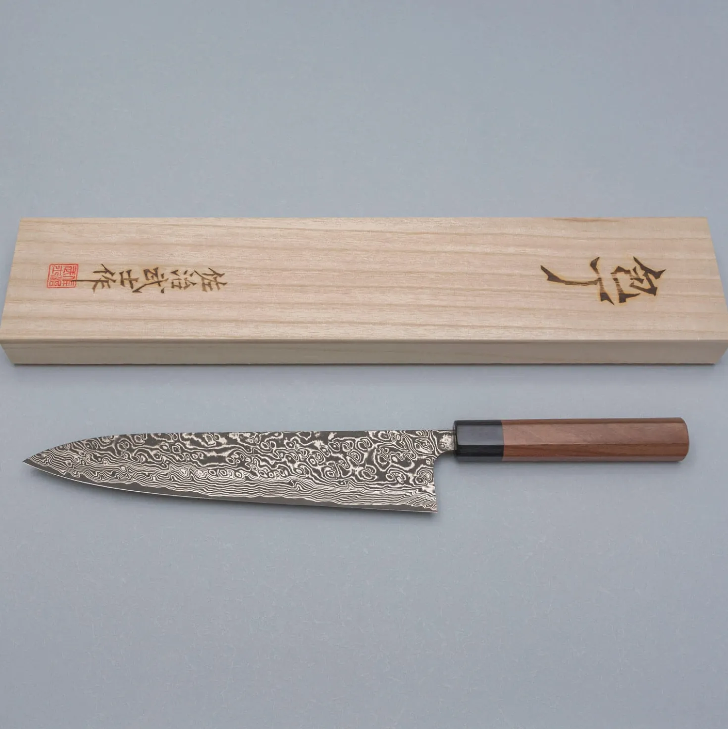 Takeshi Saji SG2 Nickel Damast Gyuto 24 cm