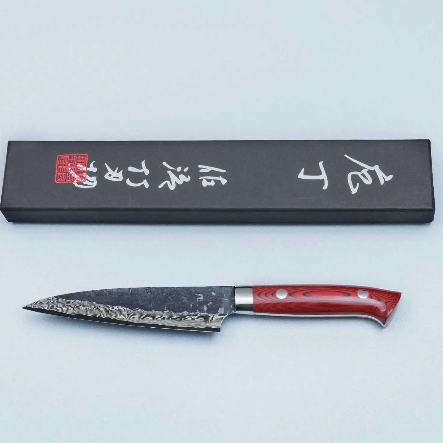 Takeshi Saji VG10 Cross Tsuchime Kurouchi Petty 13 cm