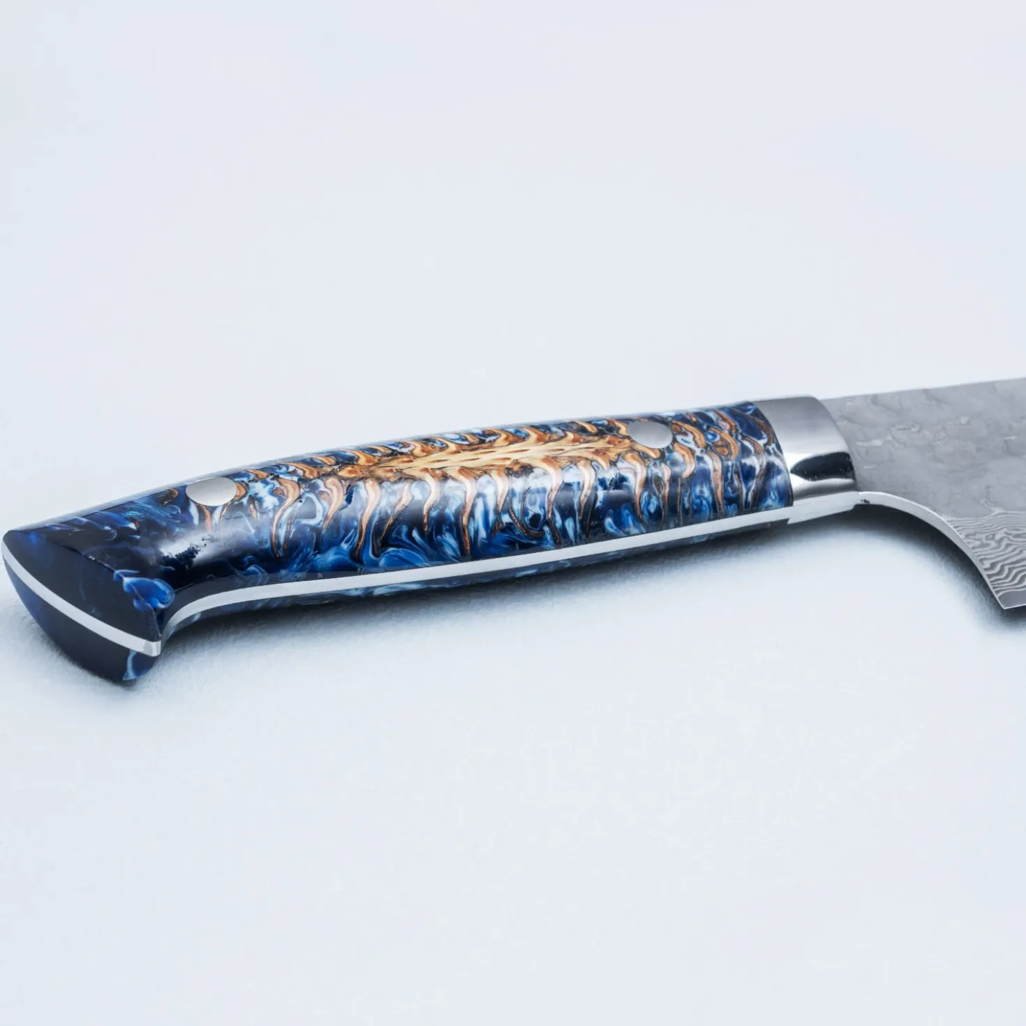 Takeshi Saji VG10 Cross Tsuchime Kurouchi Pinecone Gyuto 24 cm