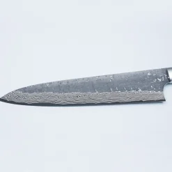 Takeshi Saji VG10 Cross Tsuchime Kurouchi Pinecone Gyuto 24 cm
