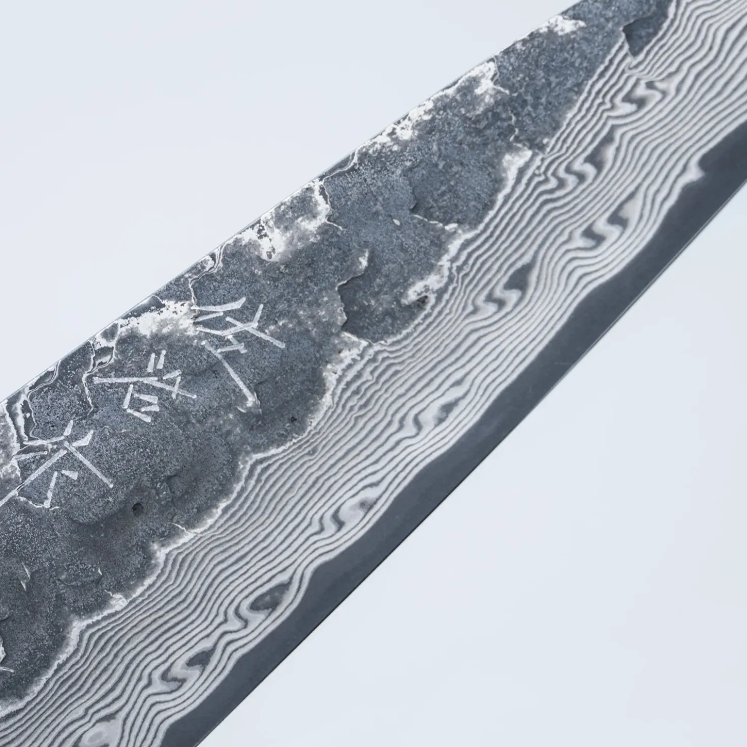Takeshi Saji VG10 Cross Tsuchime Kurouchi Pinecone Petty 9 cm