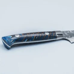 Takeshi Saji VG10 Cross Tsuchime Kurouchi Pinecone Petty 9 cm