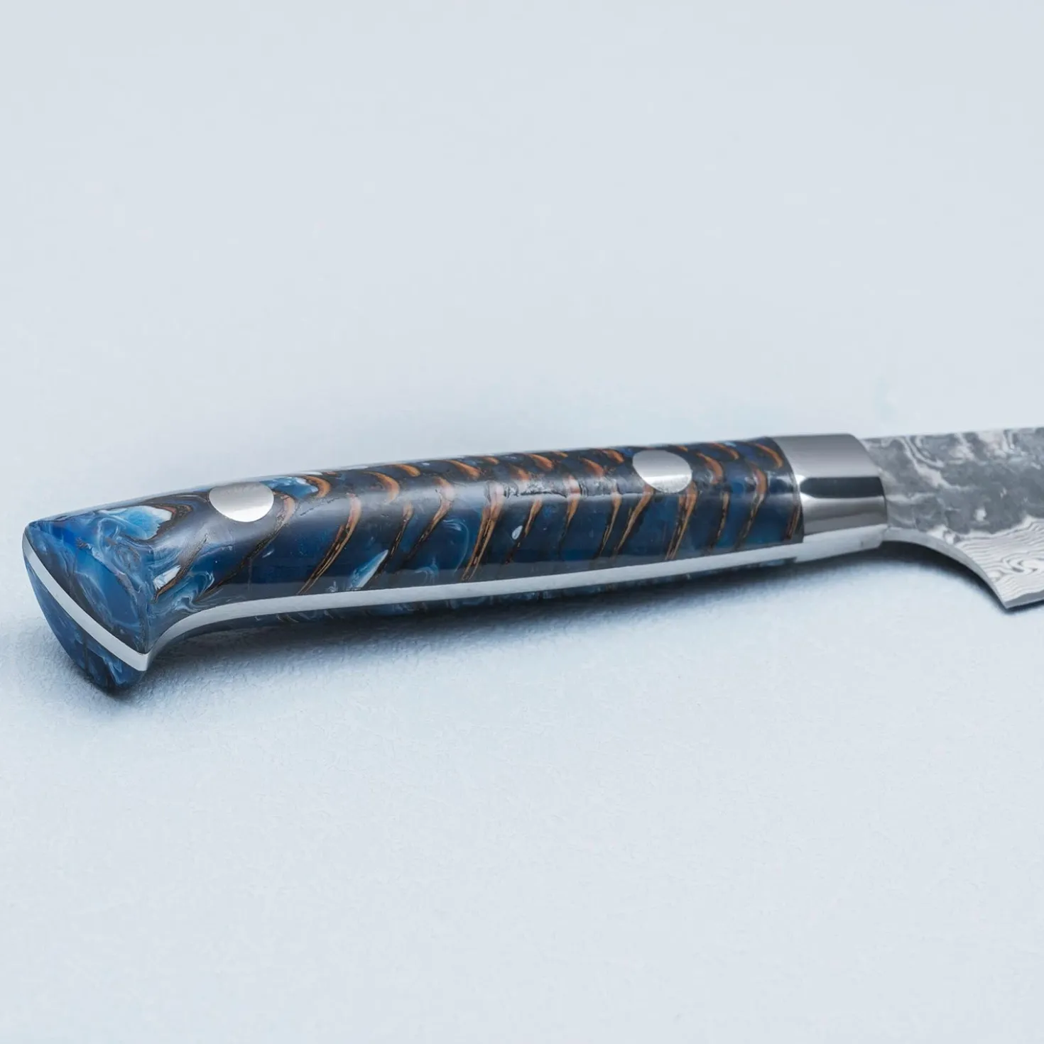 Takeshi Saji VG10 Cross Tsuchime Kurouchi Pinecone Petty 9 cm