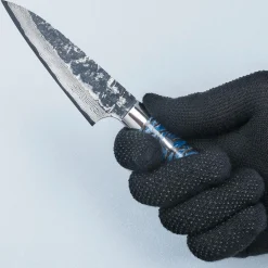 Takeshi Saji VG10 Cross Tsuchime Kurouchi Pinecone Petty 9 cm