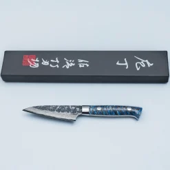 Takeshi Saji VG10 Cross Tsuchime Kurouchi Pinecone Petty 9 cm