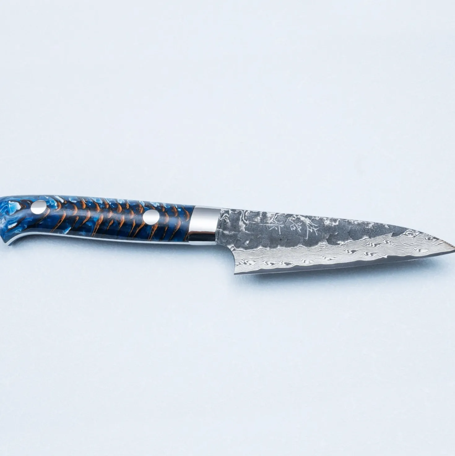 Takeshi Saji VG10 Cross Tsuchime Kurouchi Pinecone Petty 9 cm