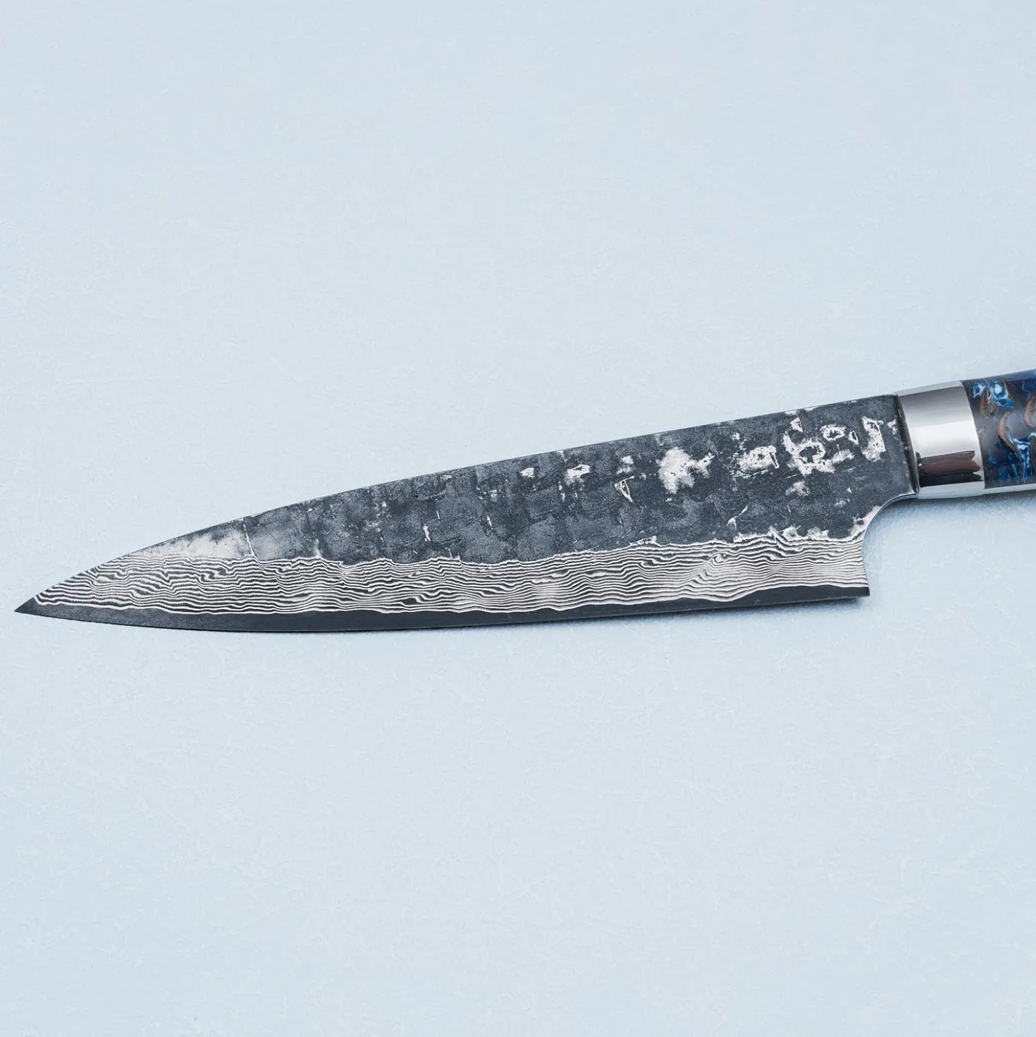 Takeshi Saji VG10 Cross Tsuchime Kurouchi Pinecone Petty 15 cm