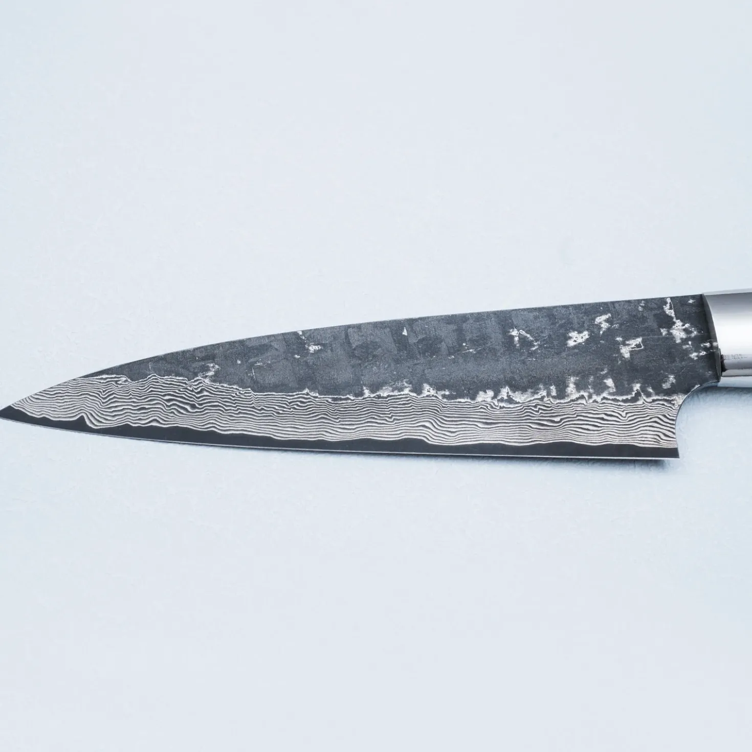 Takeshi Saji VG10 Cross Tsuchime Kurouchi Pinecone Petty 13.5 cm