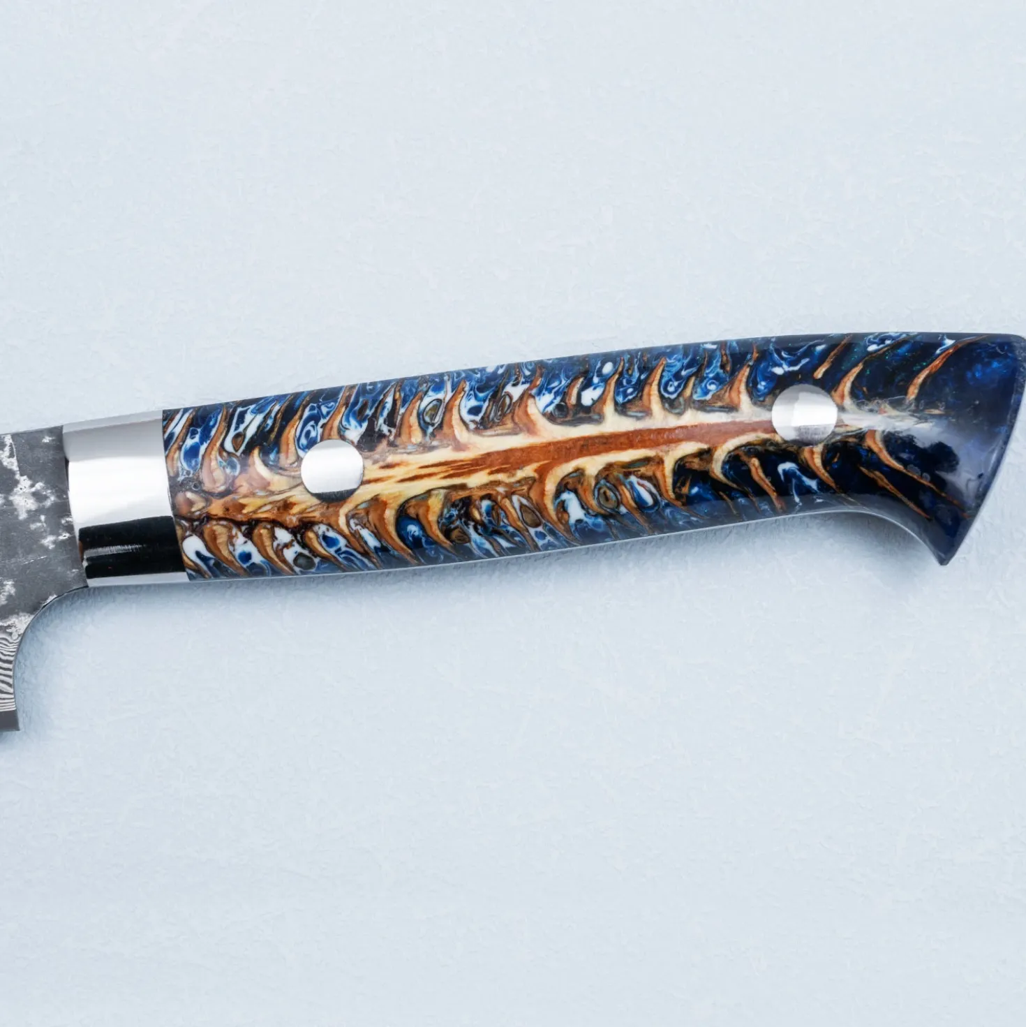 Takeshi Saji VG10 Cross Tsuchime Kurouchi Pinecone Petty 13.5 cm