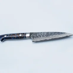 Takeshi Saji VG10 Cross Tsuchime Kurouchi Pinecone Petty 13.5 cm