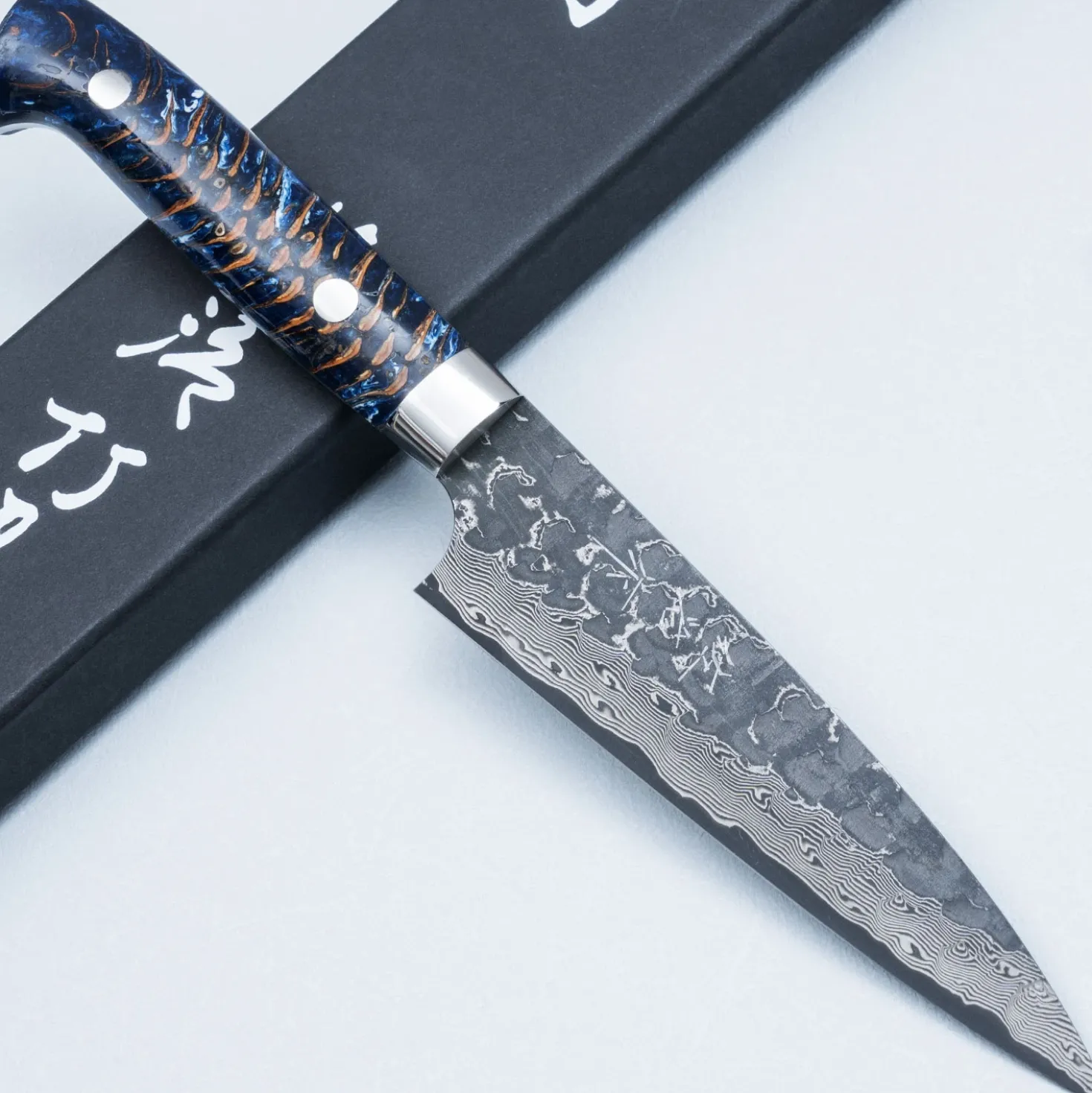 Takeshi Saji VG10 Cross Tsuchime Kurouchi Pinecone Petty 13.5 cm