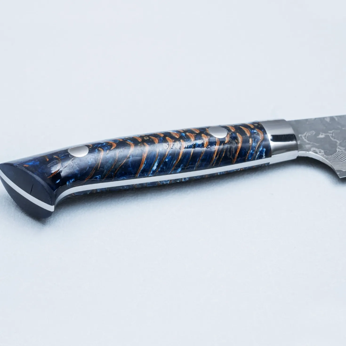 Takeshi Saji VG10 Cross Tsuchime Kurouchi Pinecone Petty 13.5 cm