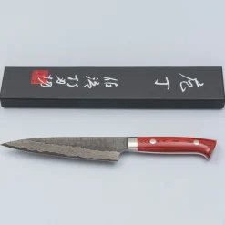 Takeshi Saji VG10 Cross Tsuchime Kurouchi Bunka 17 cm