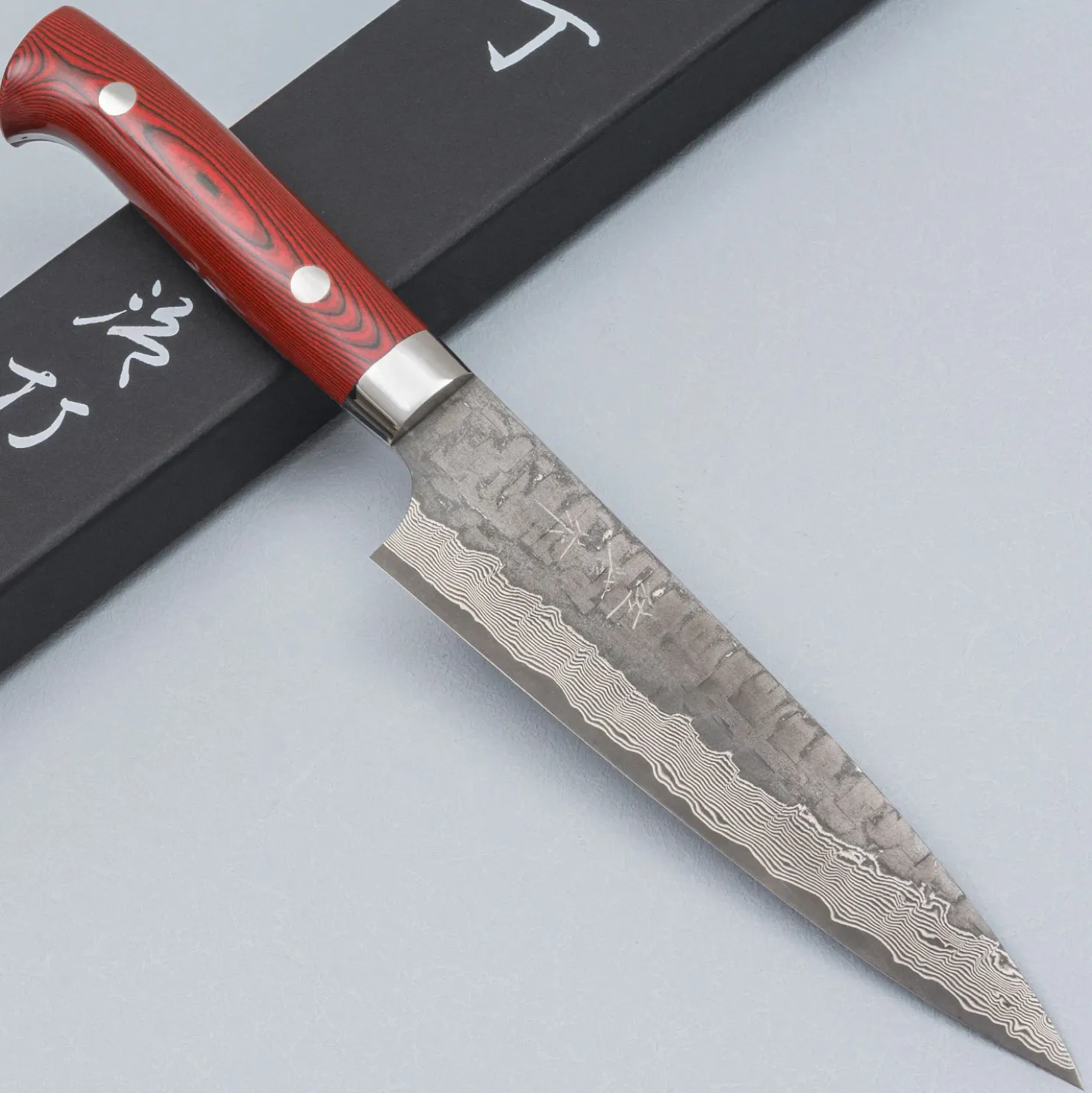 Takeshi Saji VG10 Cross Tsuchime Kurouchi Bunka 17 cm