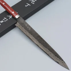 Takeshi Saji VG10 Cross Tsuchime Kurouchi Sujihiki 27 cm