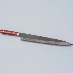 Takeshi Saji VG10 Cross Tsuchime Kurouchi Sujihiki 27 cm