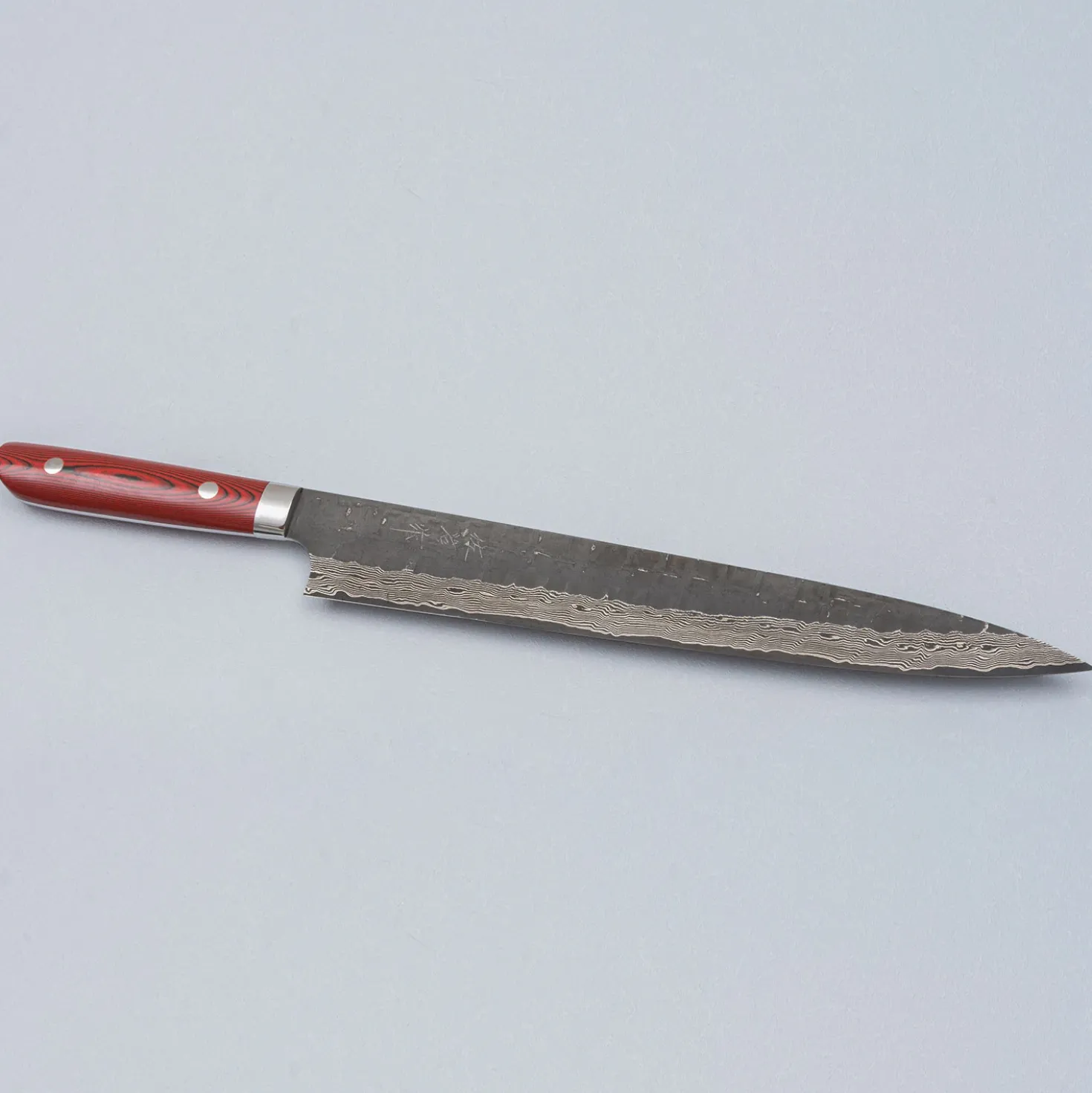 Takeshi Saji VG10 Cross Tsuchime Kurouchi Sujihiki 27 cm