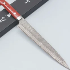 Takeshi Saji VG10 Cross Tsuchime Kurouchi Sujihiki 24 cm