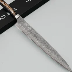 Takeshi Saji VG10 Cross Tsuchime Kurouchi Pinecone Sujihiki 27 cm