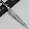 Takeshi Saji VG10 Cross Tsuchime Kurouchi Pinecone Sujihiki 24 cm