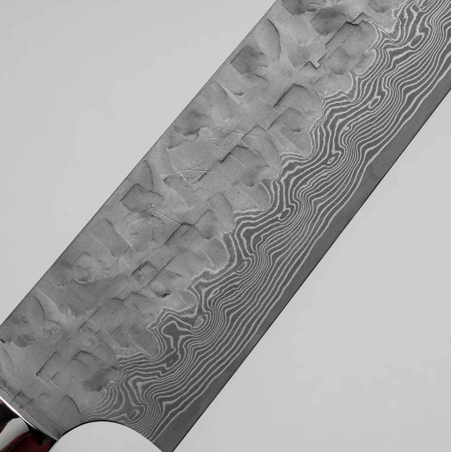 Takeshi Saji VG10 Cross Tsuchime Kurouchi Pinecone Sujihiki 24 cm