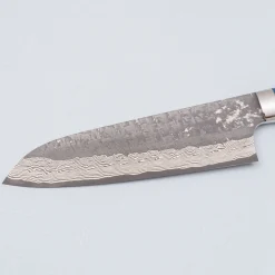 Takeshi Saji VG10 Cross Tsuchime Kurouchi Pinecone Santoku 18 cm